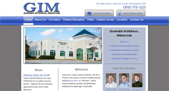 Desktop Screenshot of garnerinternalmedicine.com